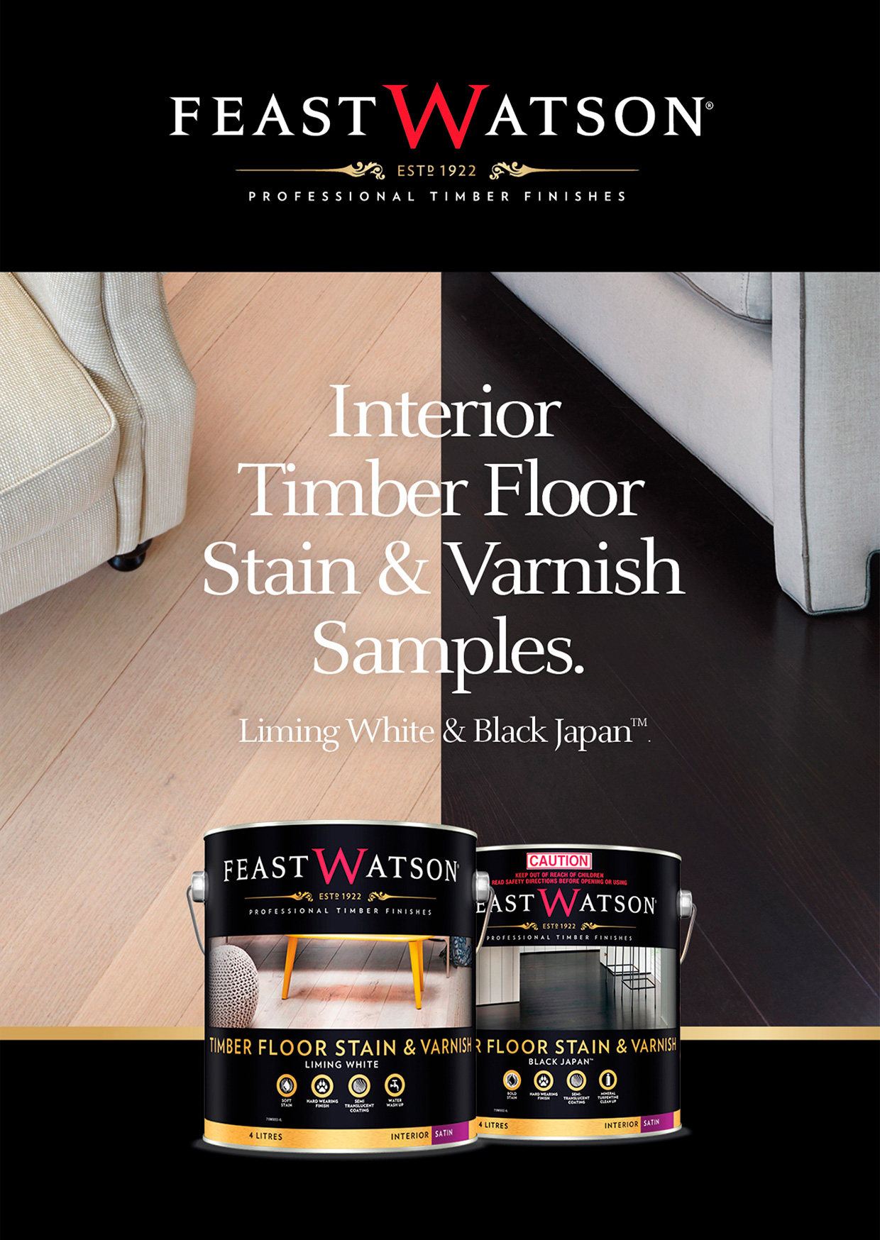 Interior Timber Floor Stain & Varnish Samples The Timber Studio